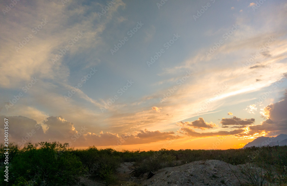 atardecer cielo