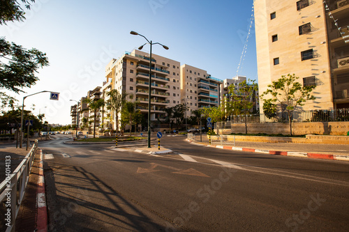 RISHON LE ZION, ISRAEL -APRIL 23, 2018: High residential building in Rishon Le Zion, Israel.