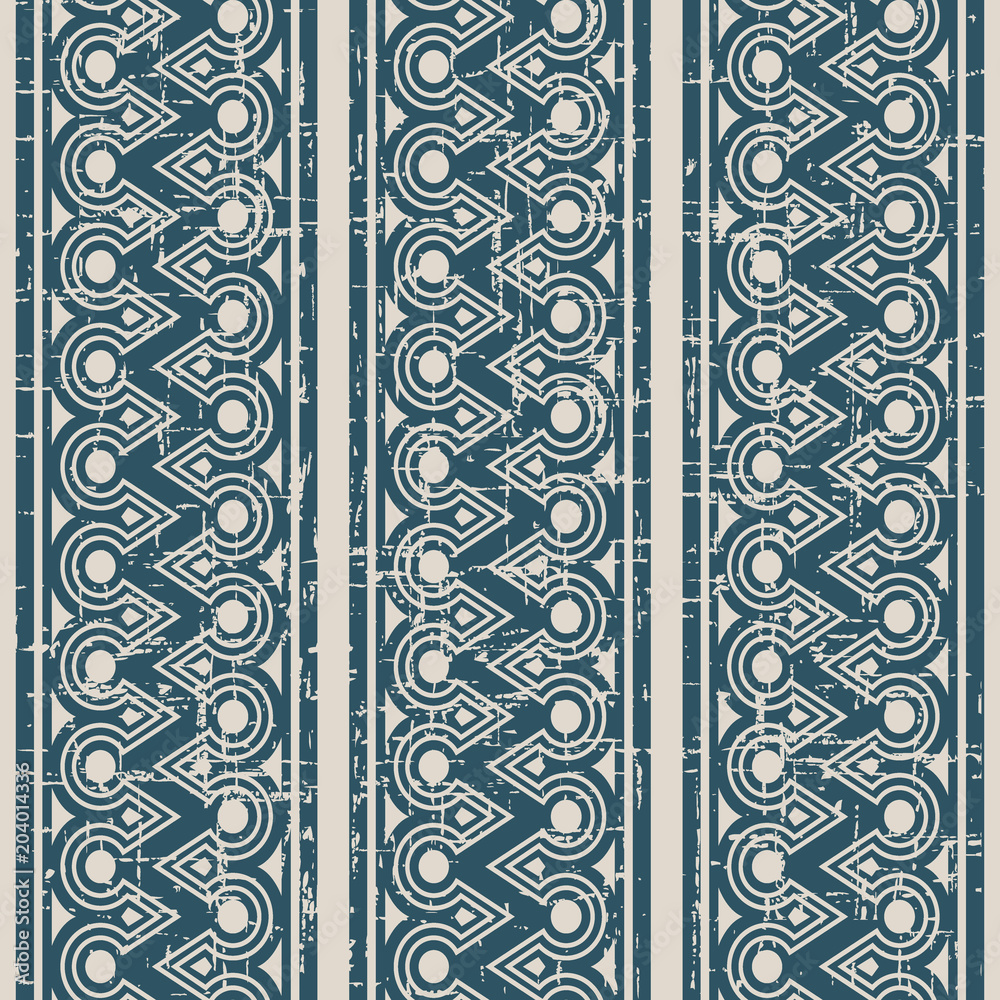 Worn out antique seamless background Triangle Round Cross Frame Line Worn out antique seamless background Triangle Round Cross Frame Line
