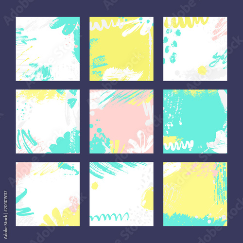 Abstract Card Templates