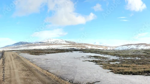 Island Berge Straße