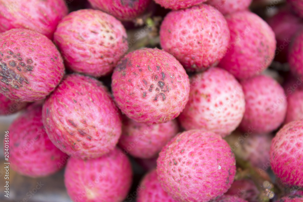 Korlan,sour fruit from tropical Thailand. Nephelium hypoleucum Korlan,sour fruit from tropical Thailand. Nephelium hypoleucum