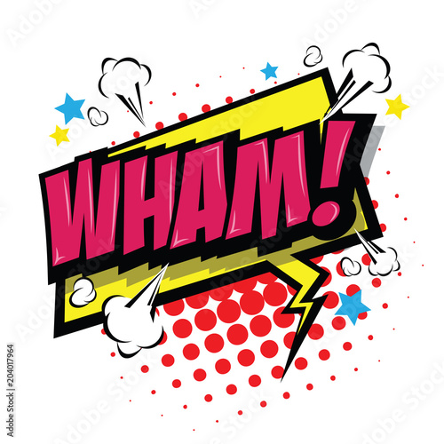 Wham! Comic Speech Bubble