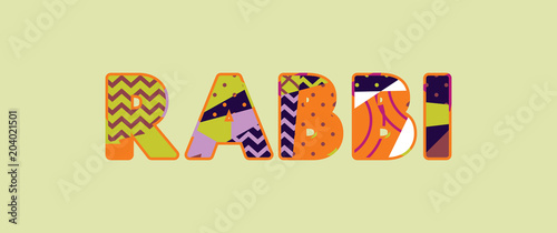 Rabbi Concept Word Art Illustration