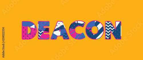 Deacon Concept Word Art Illustration