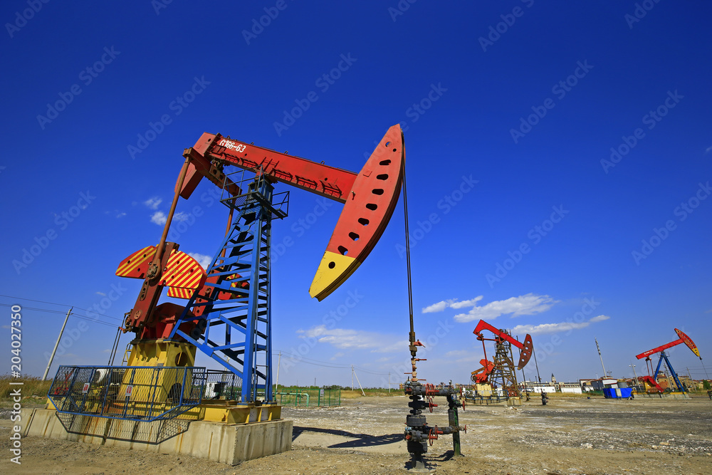 The oil pump, industrial equipment The oil pump, industrial equipment