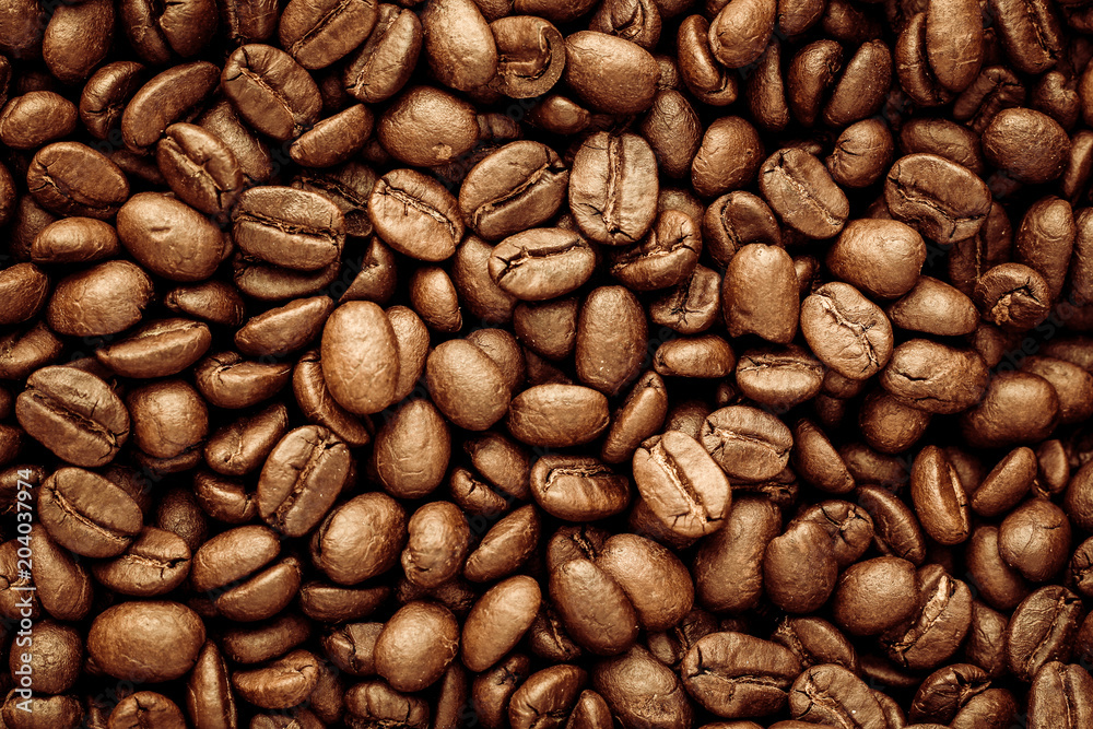 Roasted Coffee Beans background texture. Roasted Coffee Beans background texture.