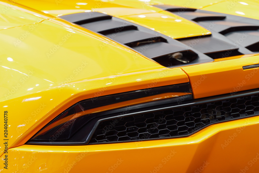 Fototapeta premium Back Lights Of Luxurious Sports Car
