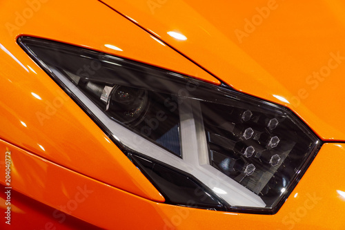 Head Lights Of Luxurious Sports Car © radub85