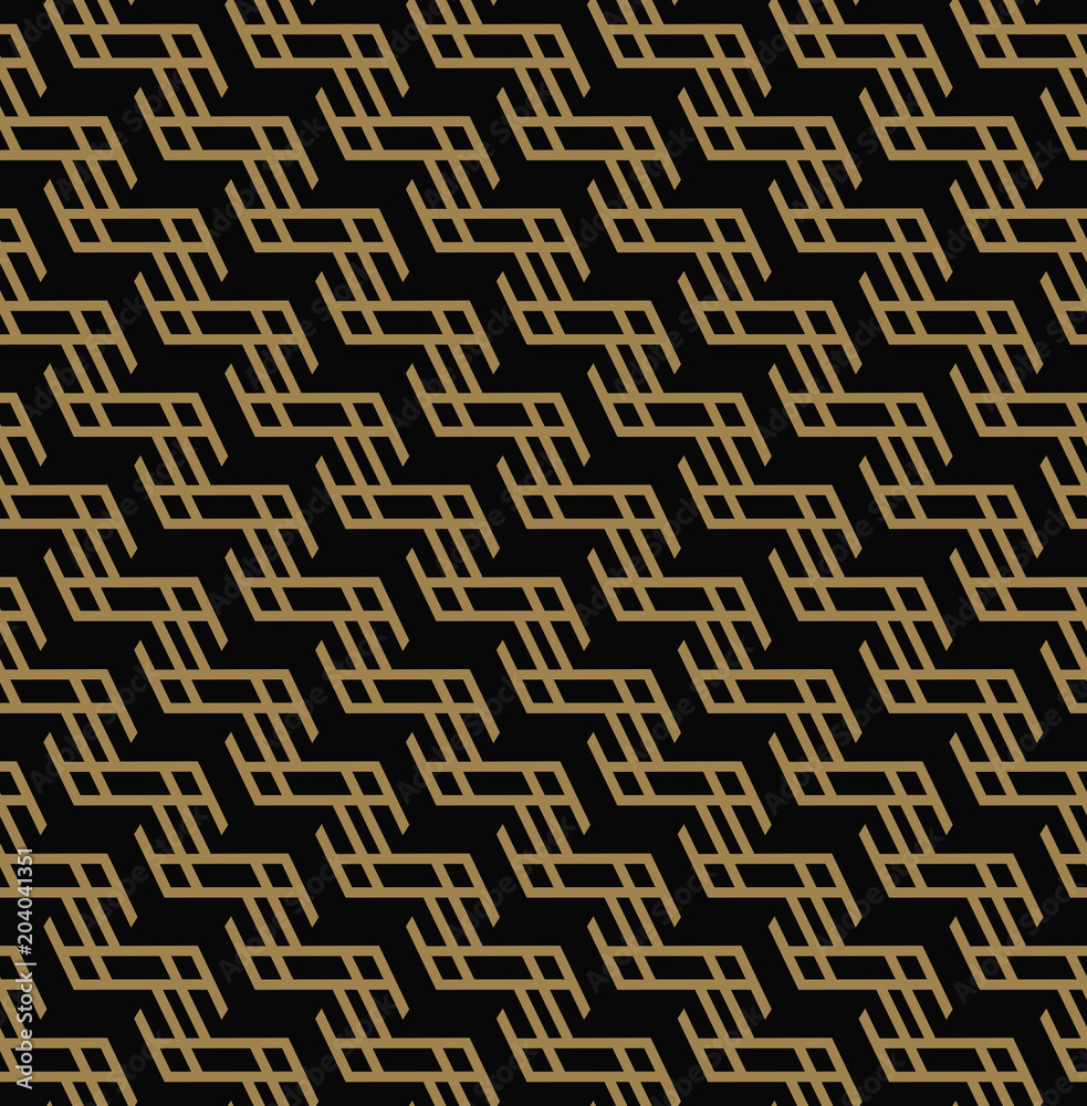 seamless geometric pattern by stripes line . Seamless vector background. Black texture. seamless geometric pattern by stripes line . Seamless vector background. Black texture.