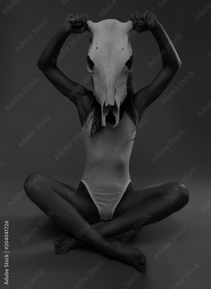 Naklejka premium Model with Scandinavian look