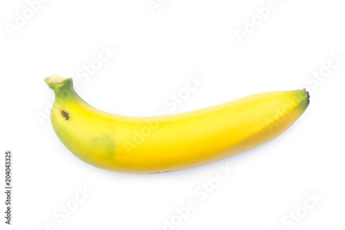 banana on white background