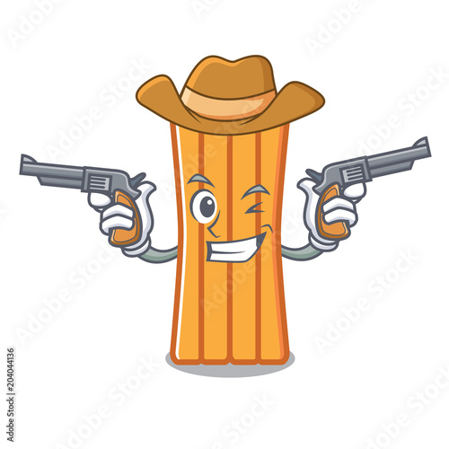 Cowboy air mattress character cartoon