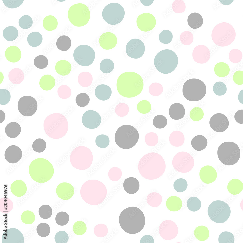 Abstract polka dot vector seamless background Abstract polka dot vector seamless background