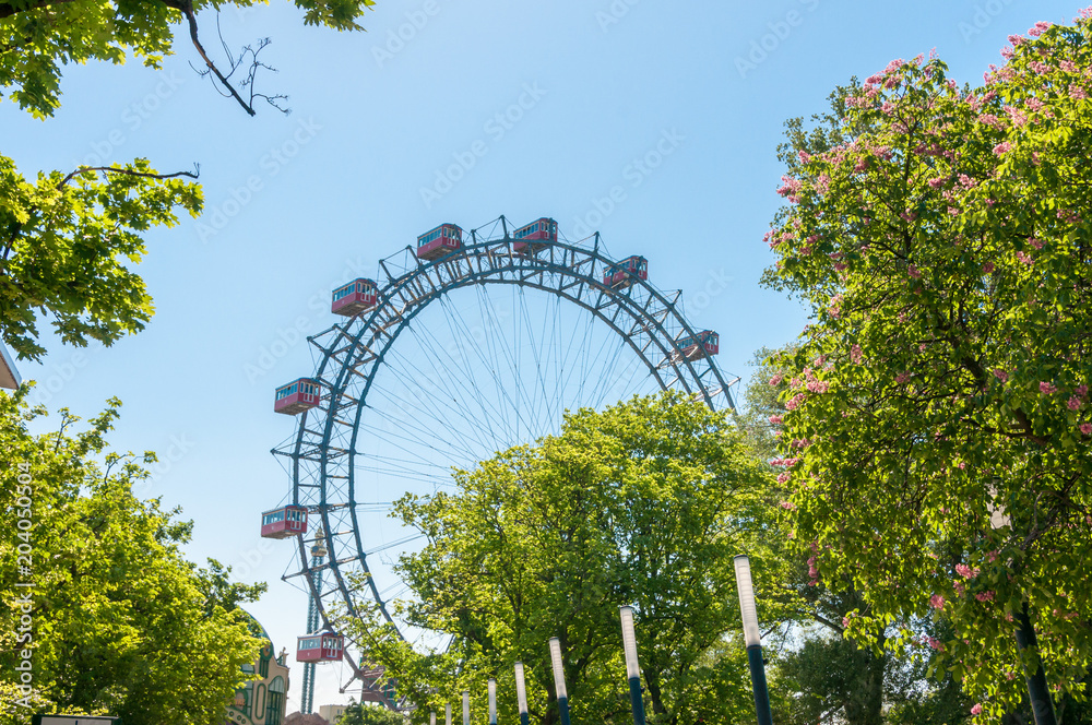 Ταπετσαρία Ferris Wheel in the Prater in Vienna - Riesenrad