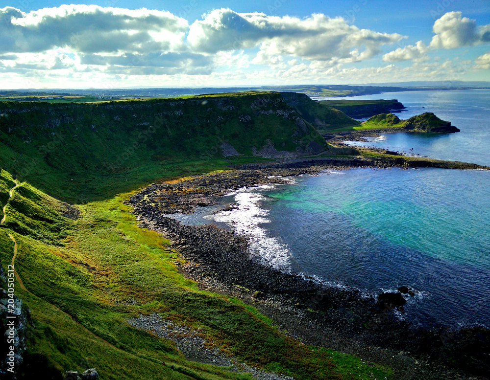 Photo taken in Ireland of the Giant's Causeway