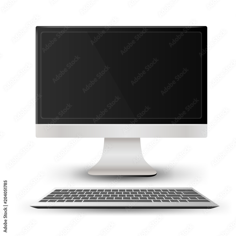 Flat screen. vector illustration Flat screen. vector illustration