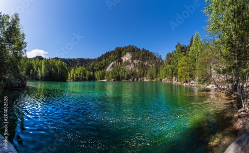 Beautiful lake in Adrspach