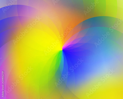 Abstract vector background composed of simple elements