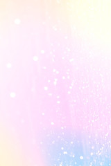 Magic glowing background with rainbow mesh. Fantasy unicorn  gradient backdrop  with fairy sparkles, blurs, glittering lights and  stars.