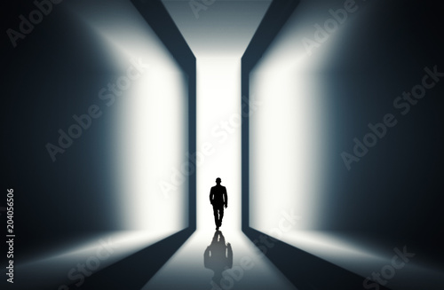 Striding forward into the light