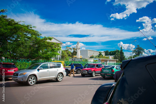 Une route de brazzaville