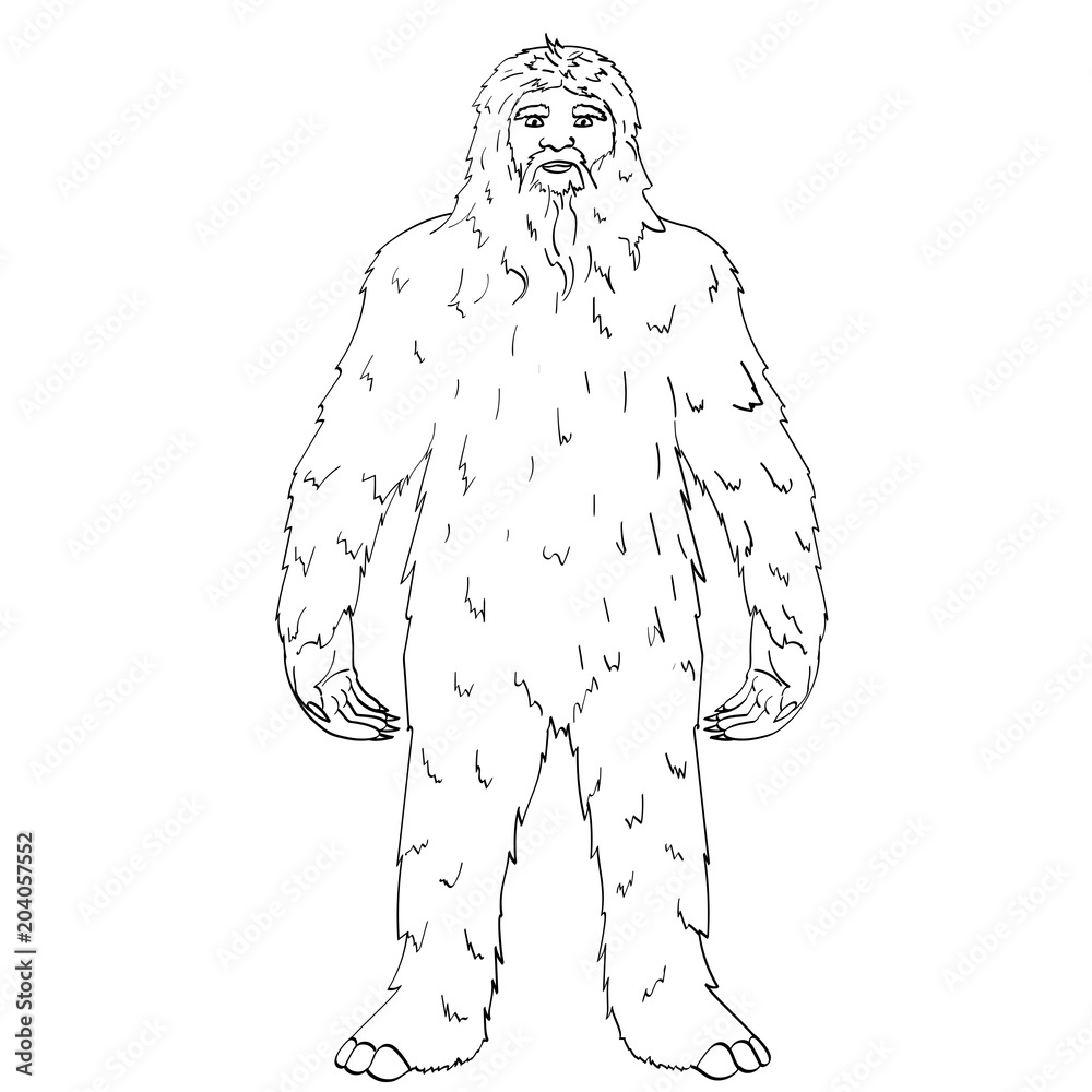 Abominable Snowman Coloring Pages