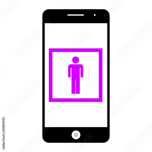 Smartphone camera icon