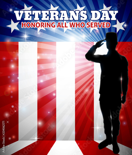 Veterans Day American Salut...