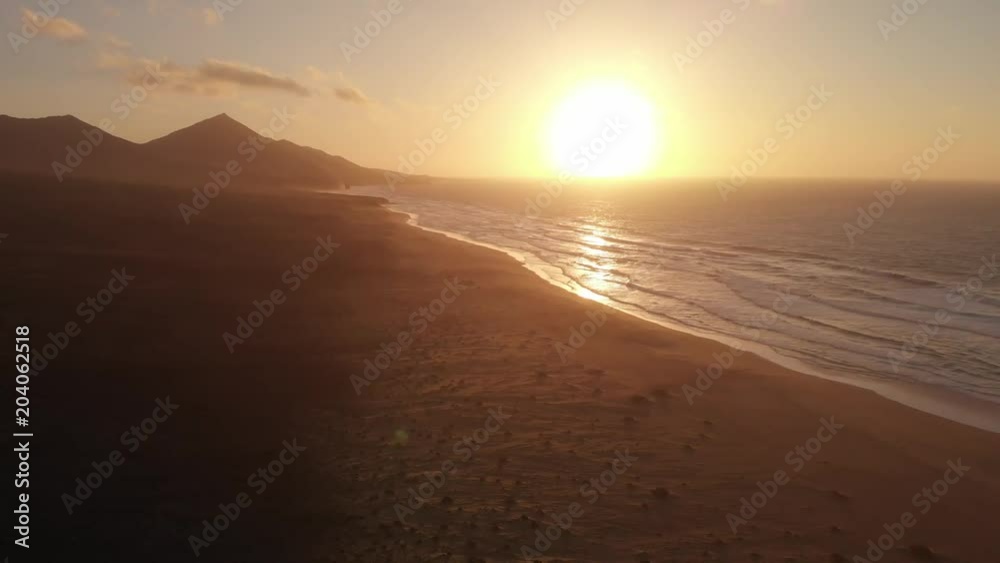 Sonnenuntergang am Strand auf Fuerteventura Sonnenuntergang am Strand auf Fuerteventura