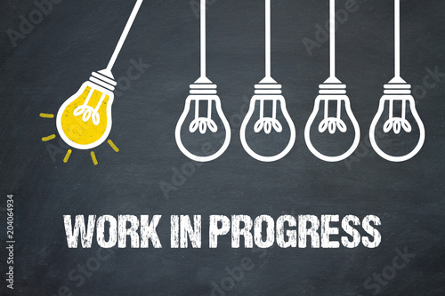 Obraz na plátně Work in Progress