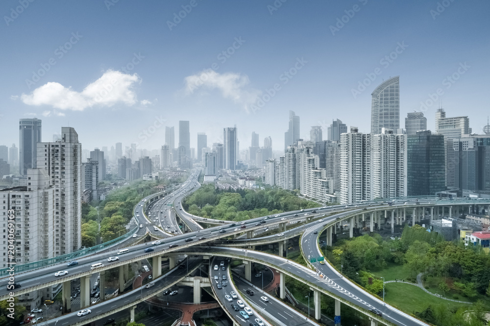 city interchange in shanghai city interchange in shanghai