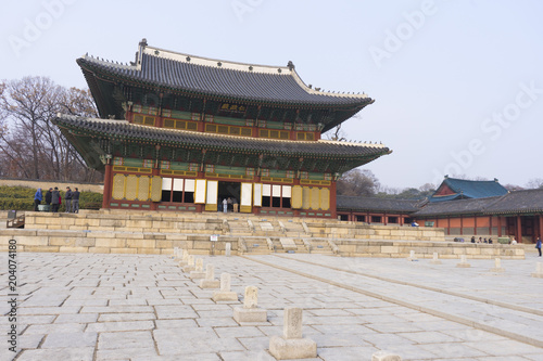 Seoul Eastern Palace (Changdeokgung) a UNESCO world heritage site in Seoul, South Korea photo