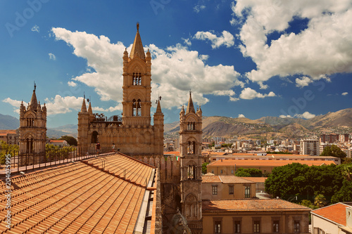 PALERMO, SICILY, ITALY - View from the roof of The Cathedral at Palermo © Irina Sen