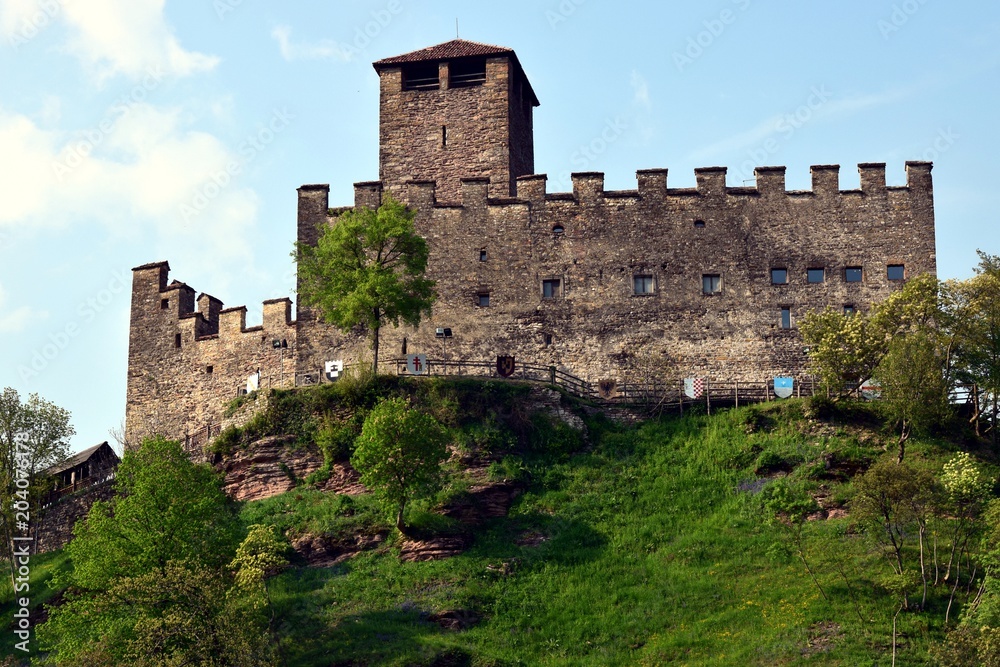 Zumelle castle, in Mel, Belluno province, Italy, Europe