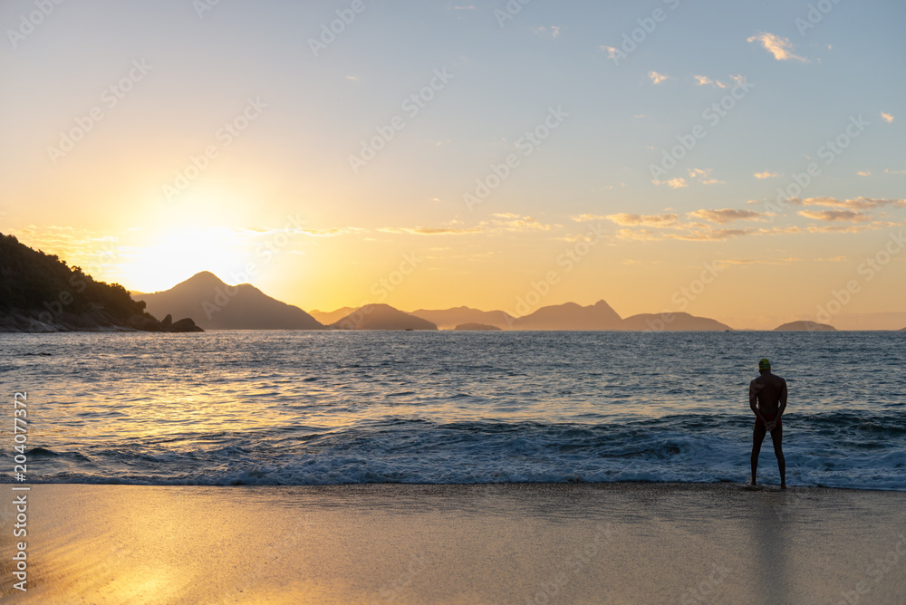 Swimmer and faith