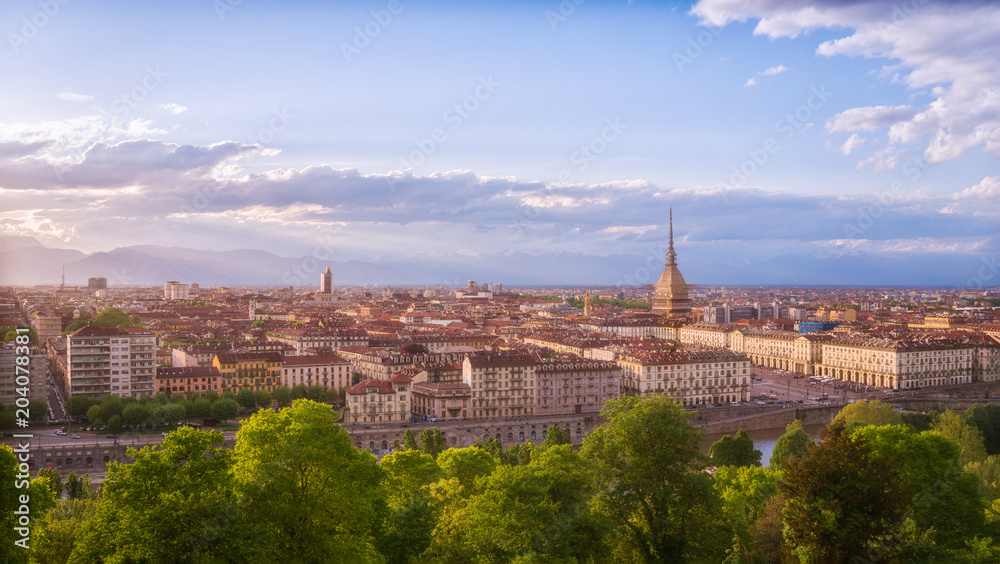 Reflections on Turin and Mole Antonelliana