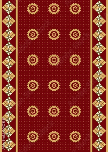 Vector illustration of Indian patterns