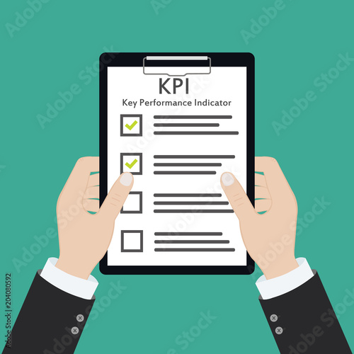 kpi key performance indicator business concept evaluation strategy plan measure hr