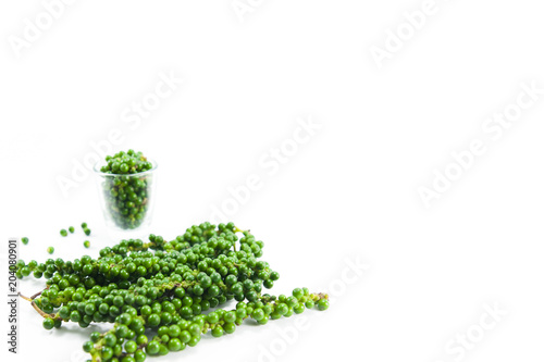 Fresh green pepper corn