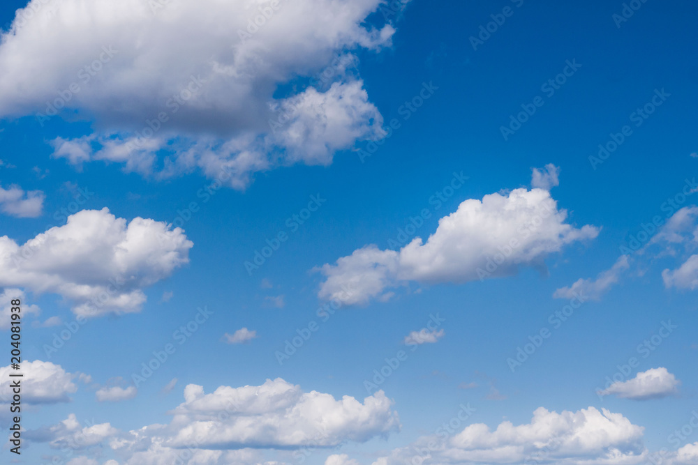 Beautiful sky with clouds in early May Beautiful sky with clouds in early May