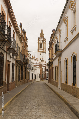 Calle en pueblo de Andalucía.