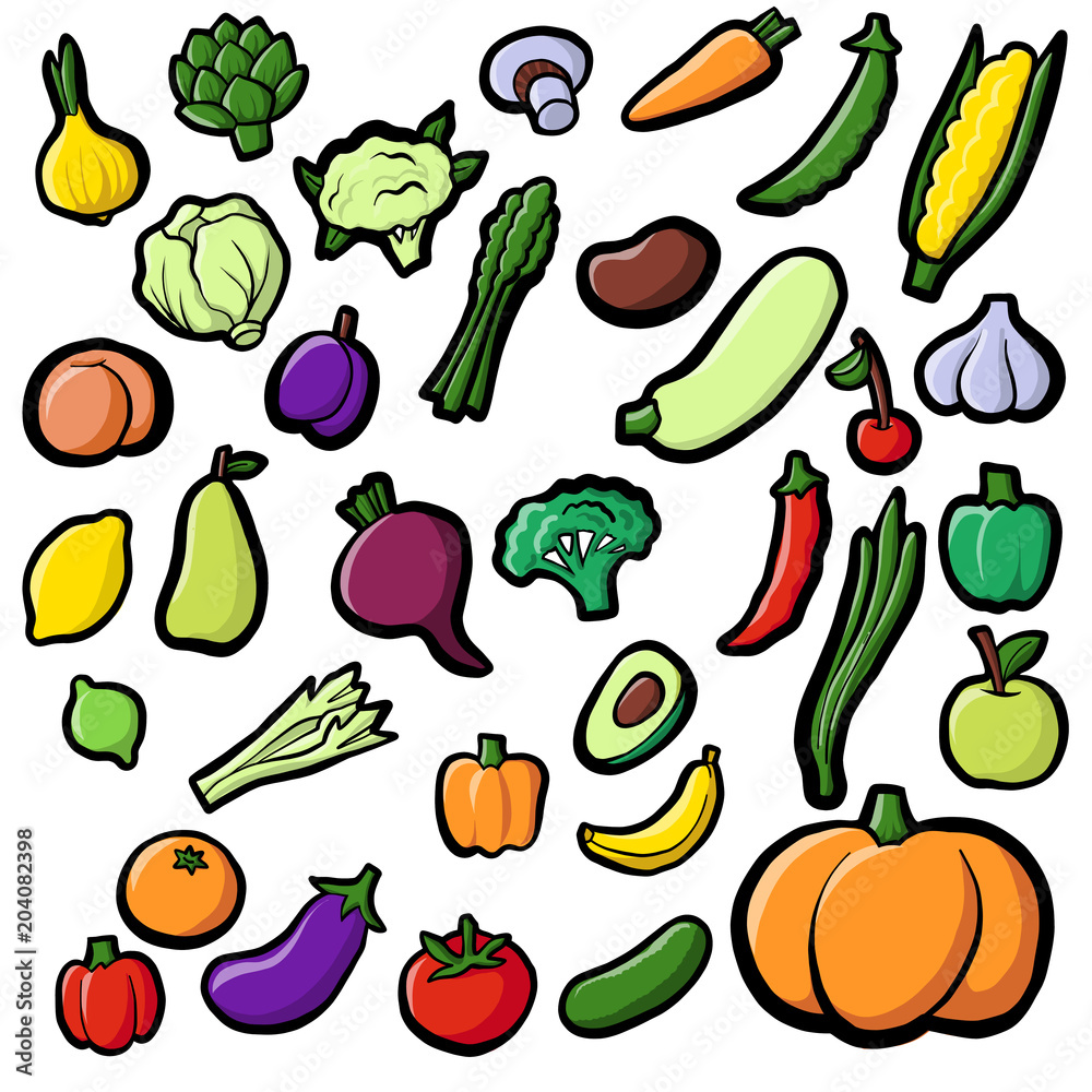 vector drawing vegetables vector drawing vegetables