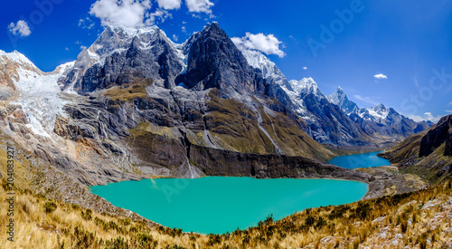 The Huayhuash trek is probably one the most interesting and scenic in the world : wild, remote it brings the curious hiker through some incredibly scenic places photo