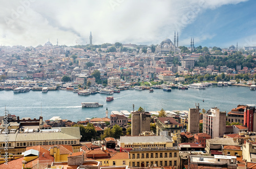 Istanbul and Bosphorus from a bird's eye view