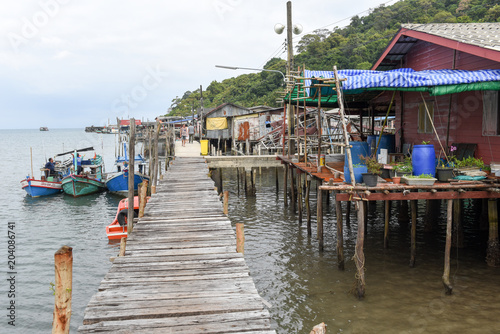 Fisherman village of Ao Yai in Koh Kood island  Thailand
