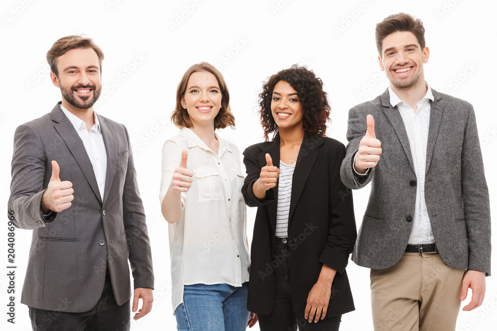 Group of multiracial business people Group of multiracial business people