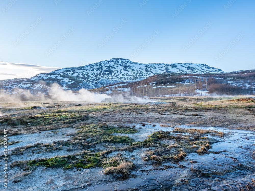 Geysir hot spring in Iceland