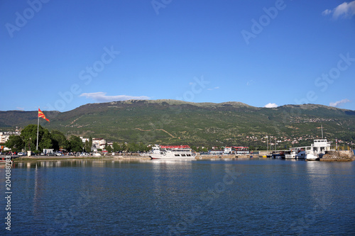 Lake Ohrid port summer season