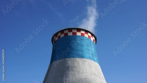 Heat and power plant cooling towers